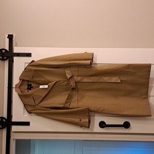 NWT Banana Republic Camel Water Resistant Trench Coat Small